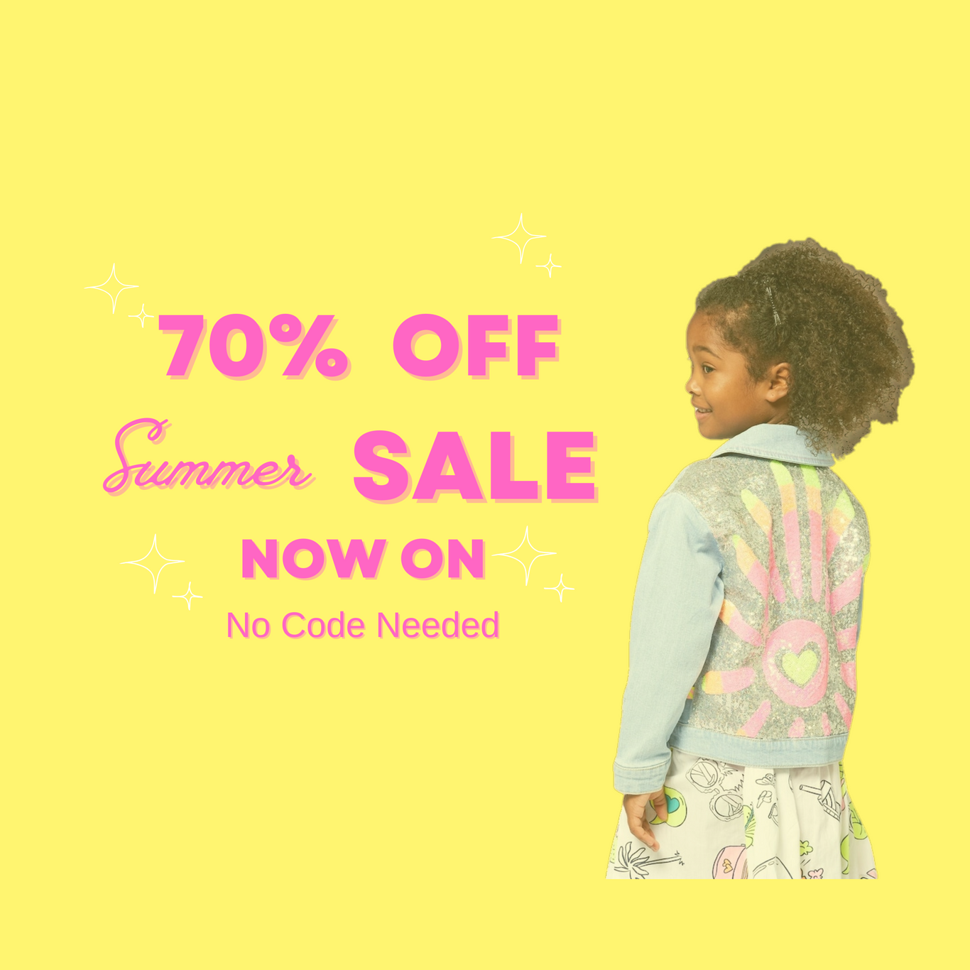70% Off Summer Sale