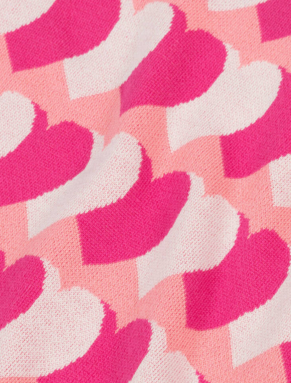 Hatley Girls Coral Pink Knit Heart Dress