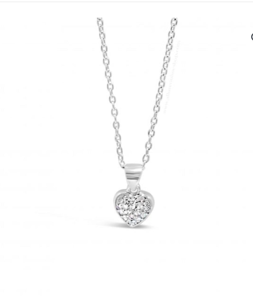 Girls Silver Heart Pendant HP207