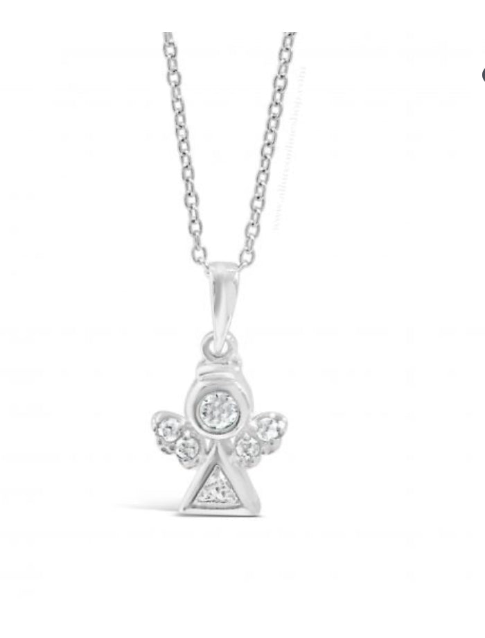 Girls Silver Angel Pendant HP206