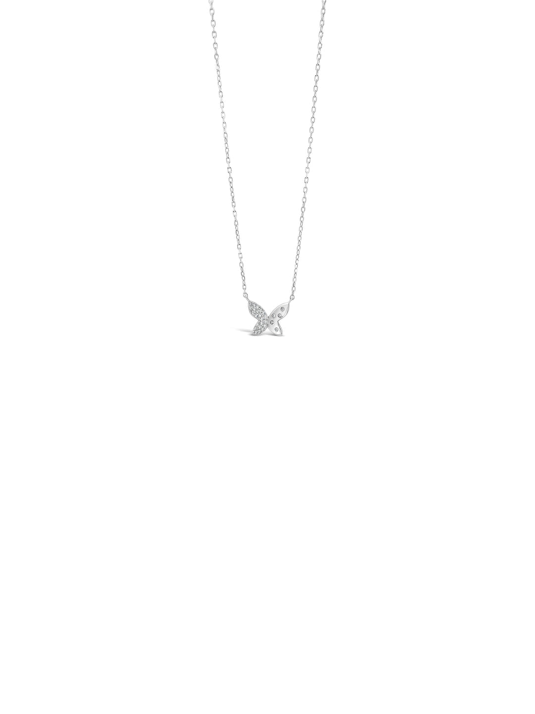 Girls Silver Butterfly Pendant HCP224
