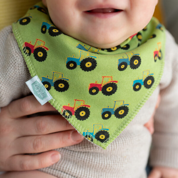 Ziggle Baby Tractor Bib