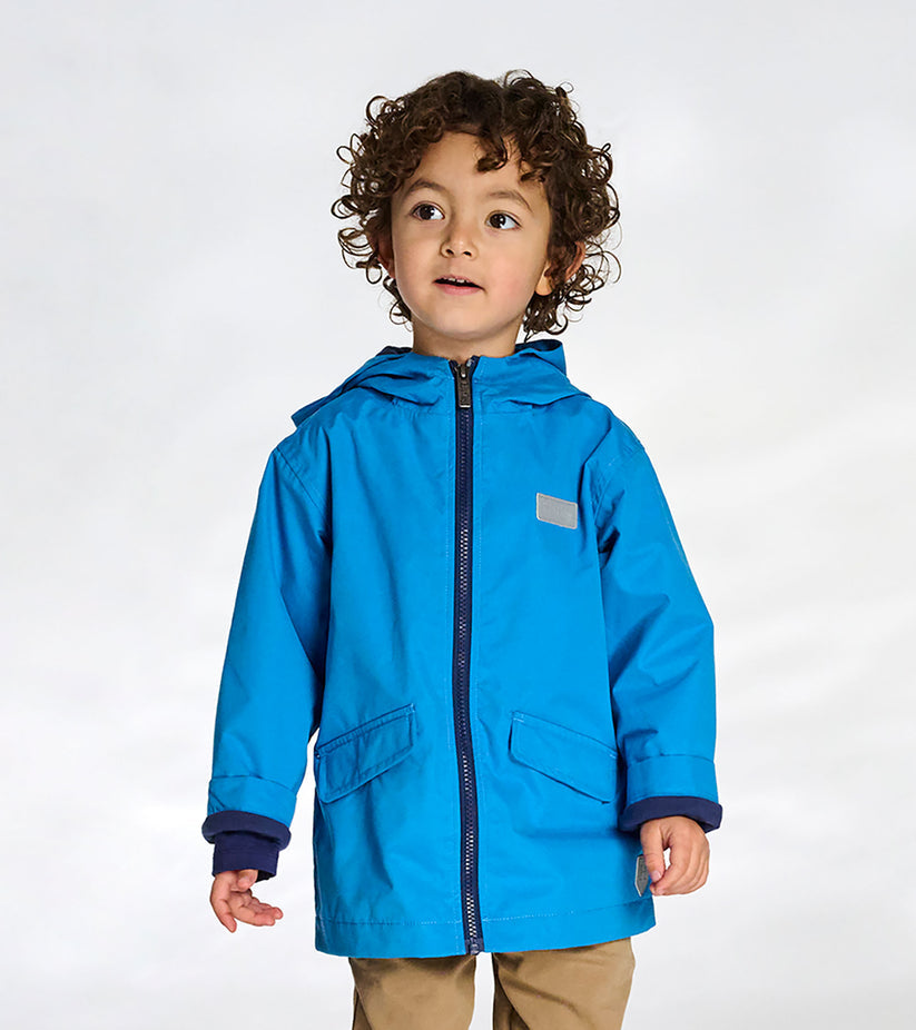Hatley Boys Blue Colour Reveal Coat