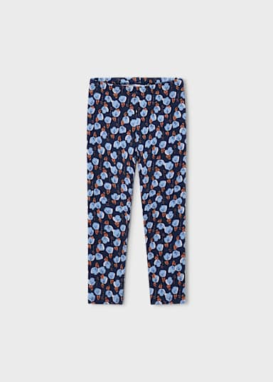 Mayoral Girls Blue Floral Legging Set