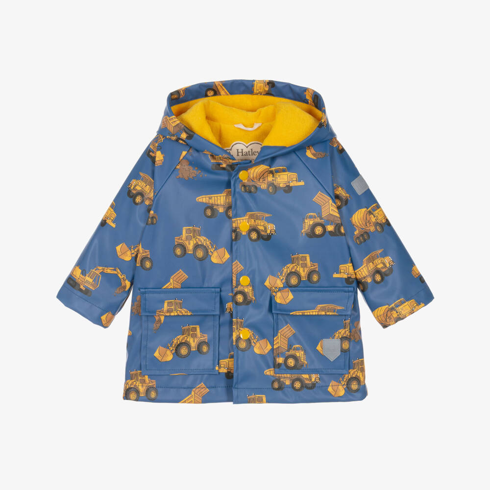 Hatley Boys Digger Construction Raincoat