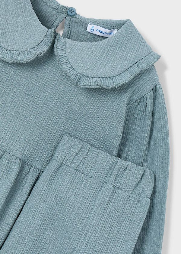 Mayoral Girls Duck Egg Blue Outfit