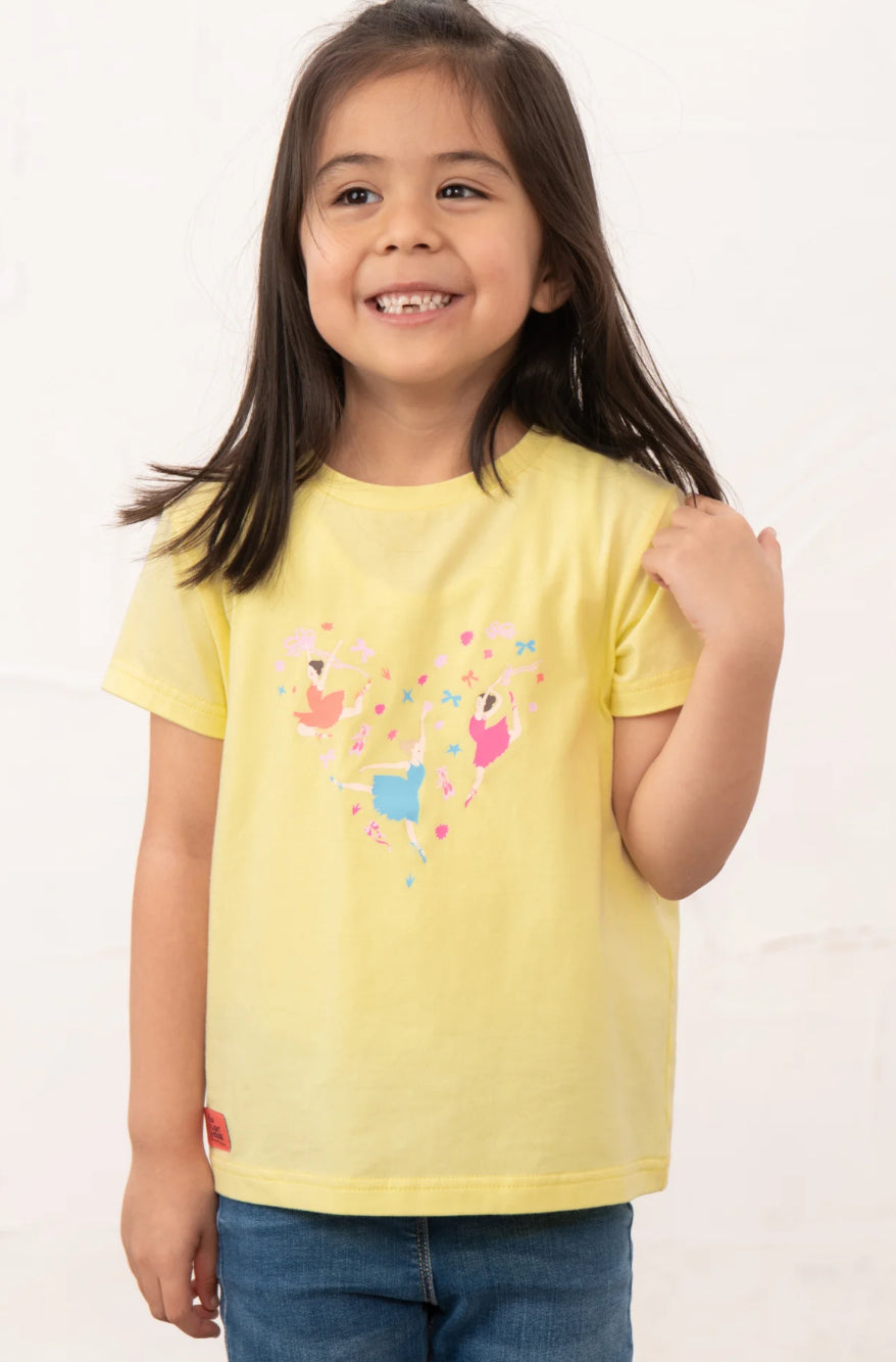 Lighthouse Causeway Short Sleeve Lemon T-shirt