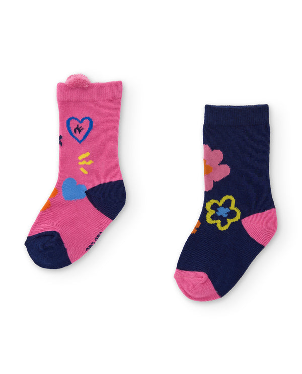Tuc Tuc Girls Floral Sock 2 Pack