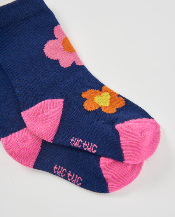 Tuc Tuc Girls Floral Sock 2 Pack
