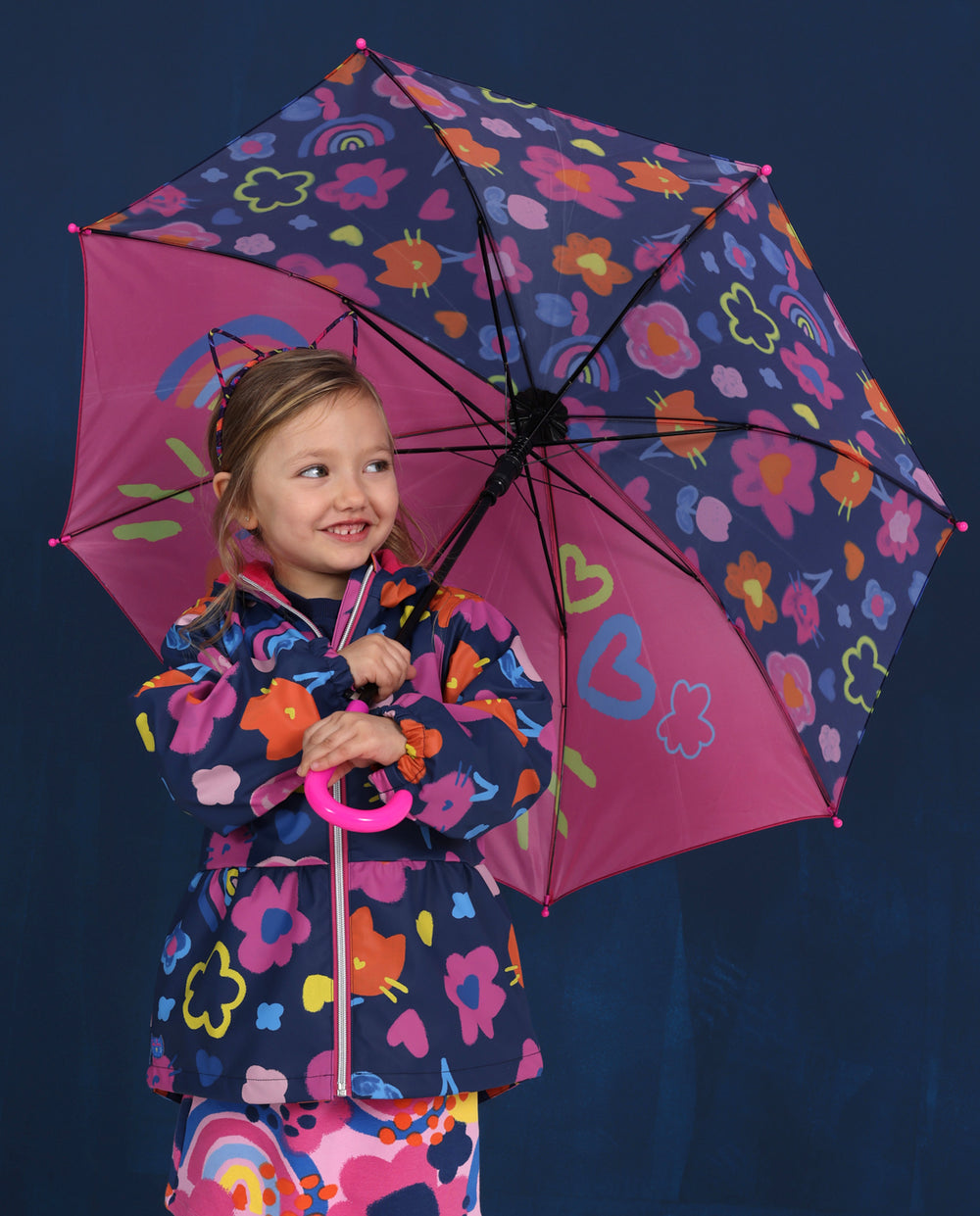 Tuc Tuc Girls Floral Umbrella