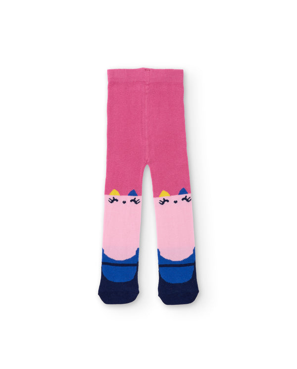 Tuc Tuc Girls Tights With Kitten Detail
