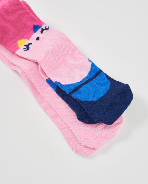 Tuc Tuc Girls Tights With Kitten Detail