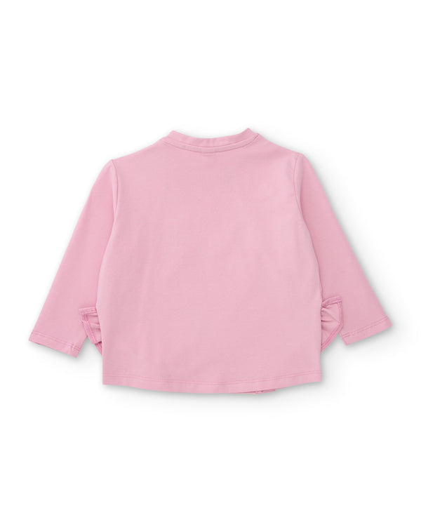 Tuc Tuc Girls Pink Cat Top & Legging Set