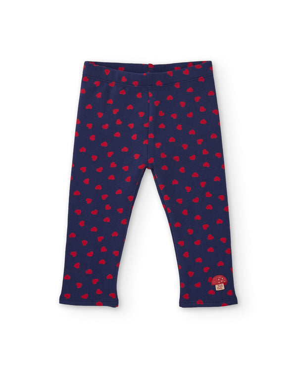 Tuc Tuc  Girls Heart Print Sweatshirt Legging Set