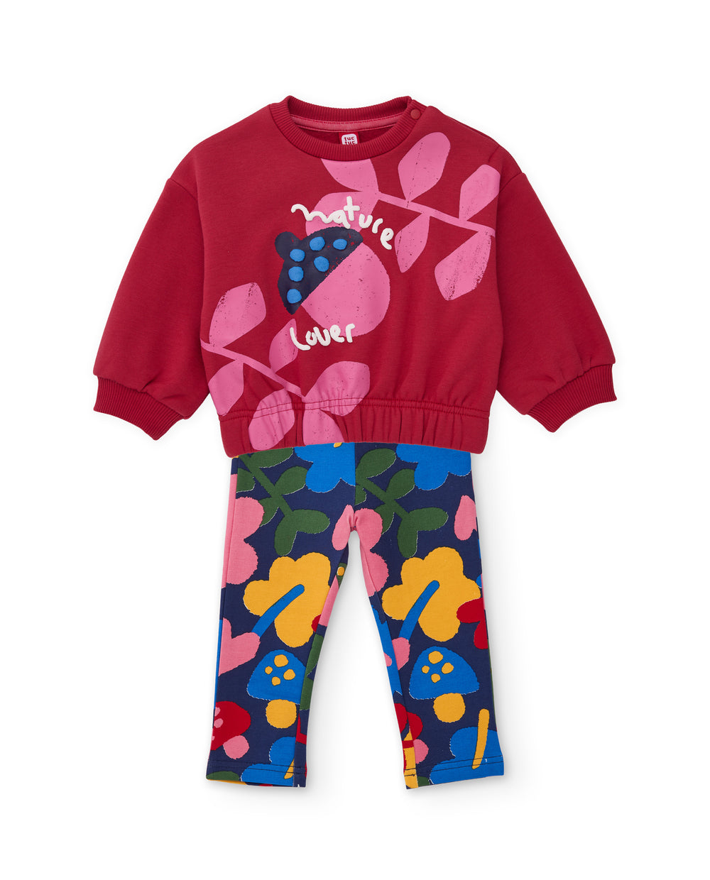 Tuc Tuc Girls Floral Sweater & Leggings Set