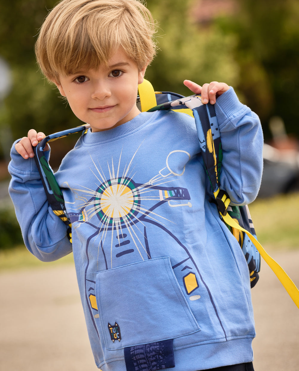 Tuc Tuc Boys Sweatshirt With Vespa Design