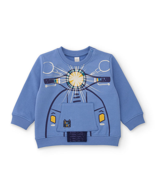 Tuc Tuc Boys Sweatshirt With Vespa Design