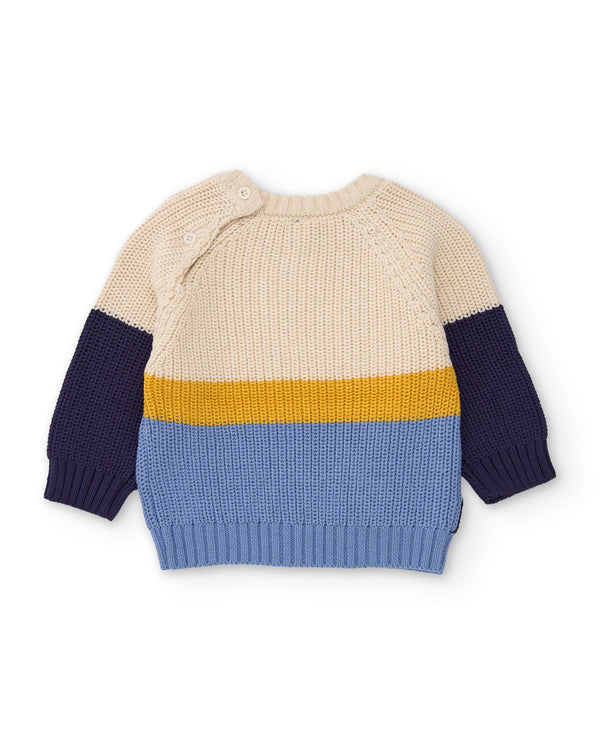 Tuc Tuc Boys Knitted Sweater With Colour Block