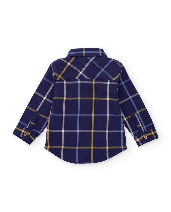 Tuc Tuc Boys Navy Check Shirt