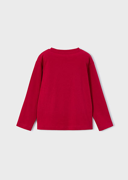 Mayoral Basic Letter Long Sleeve Top 173 085