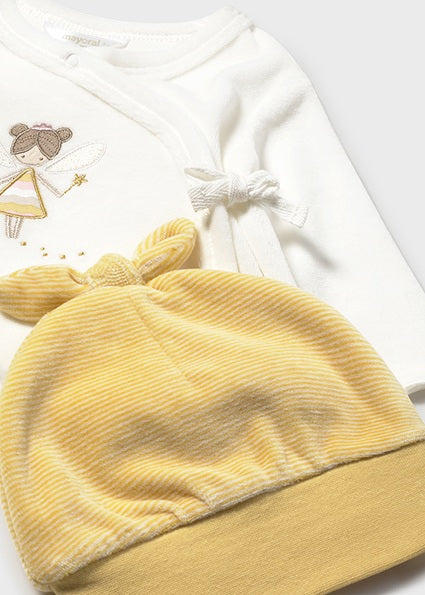 Mayoral Newborn 3 Piece Set With Hat 2559 070