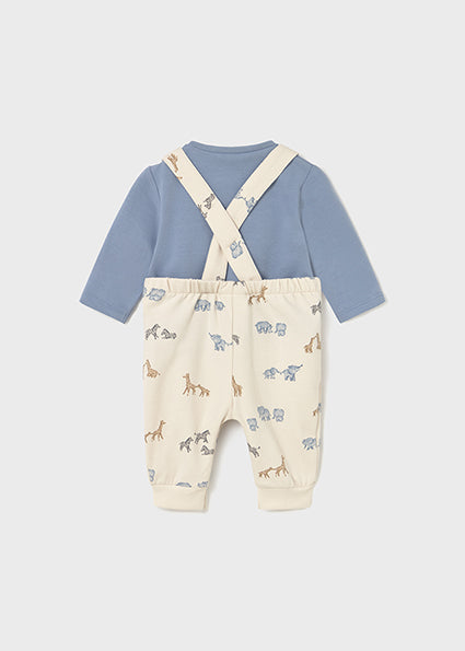 Mayoral Newborn Dungaree Set 2618 061