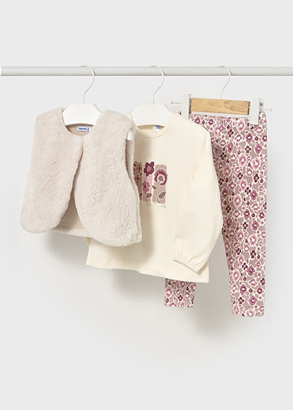 Baby Girl Three Legging Set