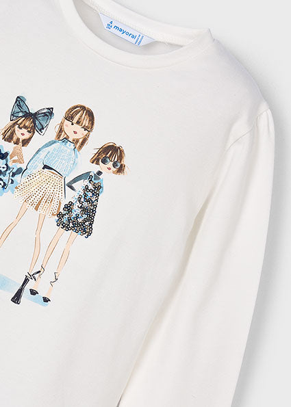 Mayoral Navy L/S Top 4011 093