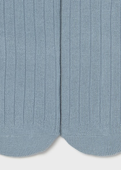 Mayoral Baby Girl Blue Bell Ribbed Tights 10003 019