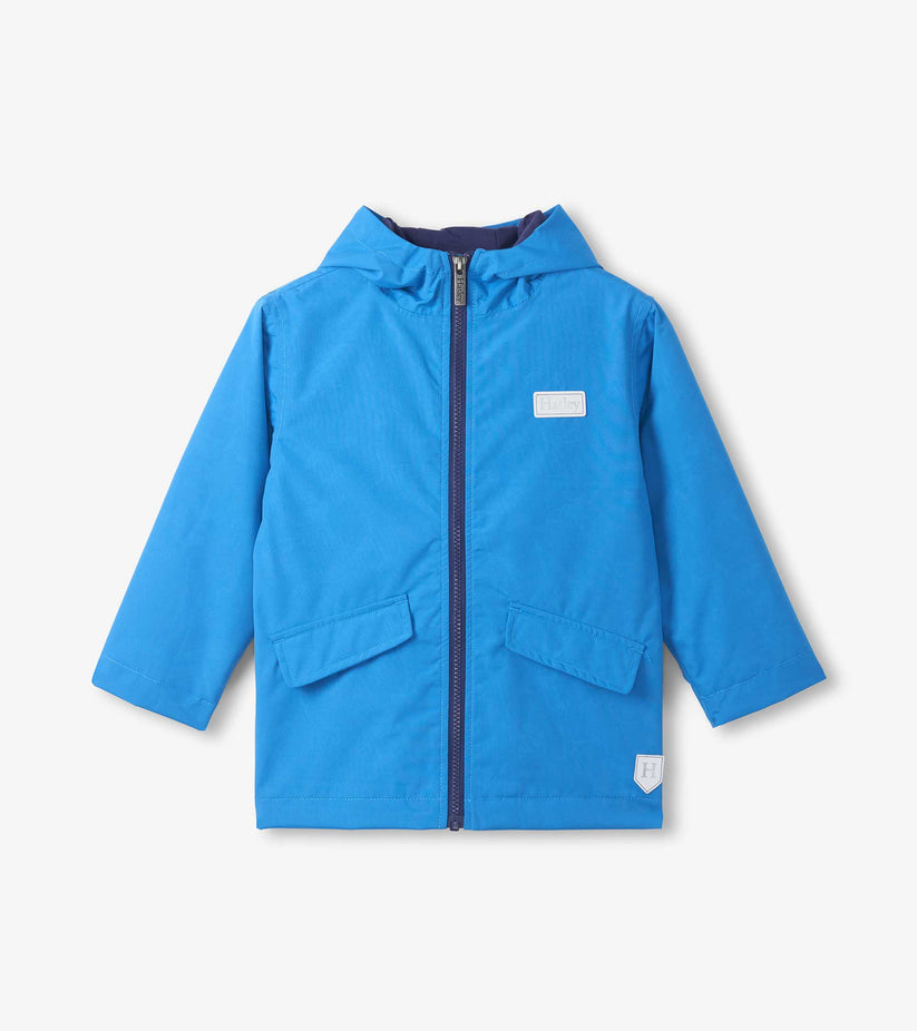 Hatley Boys Blue Colour Reveal Coat