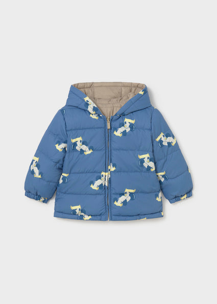 Mayoral Younger Boys Race Car Reversible Jacket
