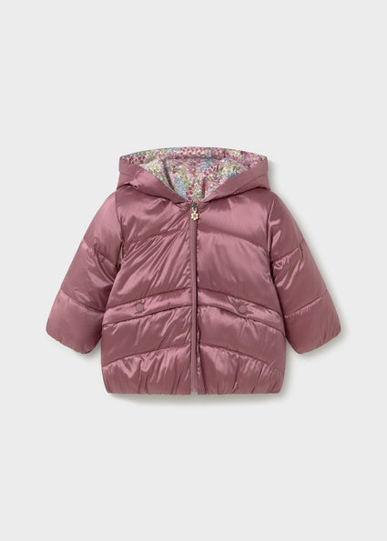 Mayoral Younger Girls Floral Reversible Coat
