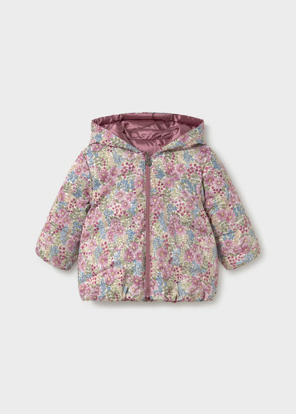 Mayoral Younger Girls Floral Reversible Coat