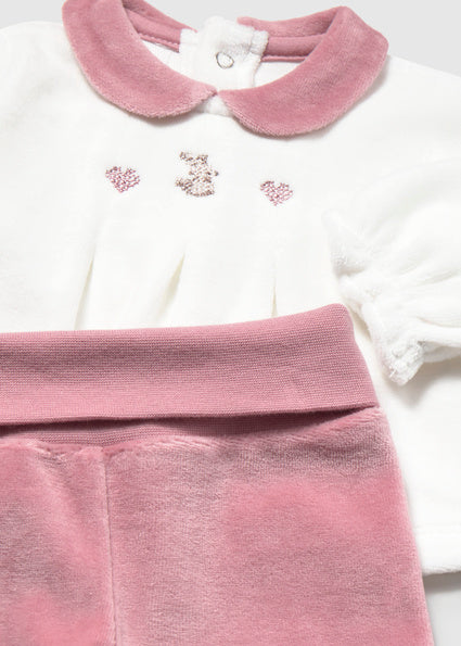 Mayoral Newborn Girl Two Piece Set