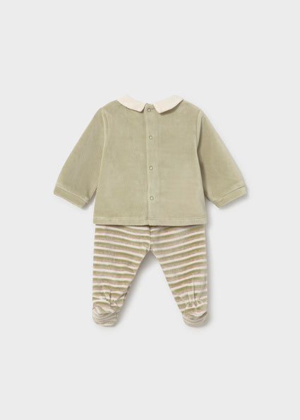 Mayoral Newborn Leg Warmers And T-Shirt Set.