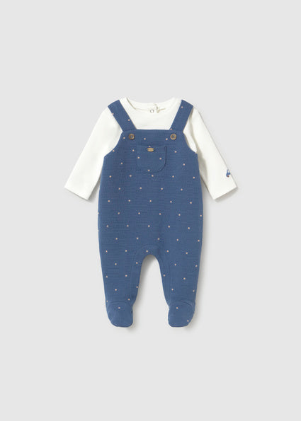 Mayoral Baby Boy Blue Dungaree All in One