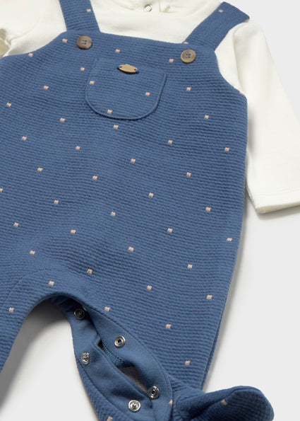 Mayoral Baby Boy Blue Dungaree All in One