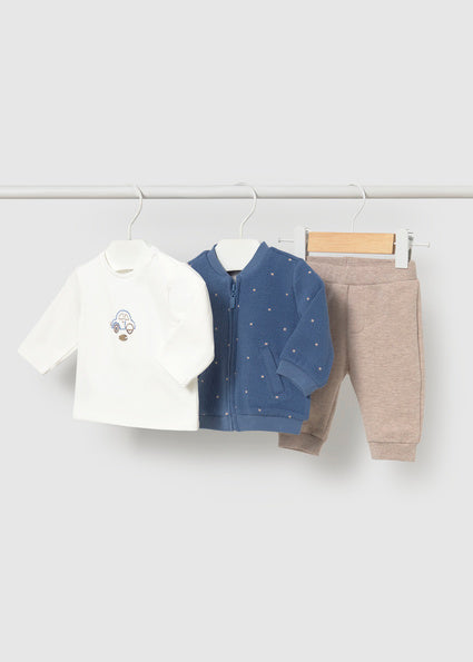 Mayoral New born Boy Tracksuit With T-Shirt