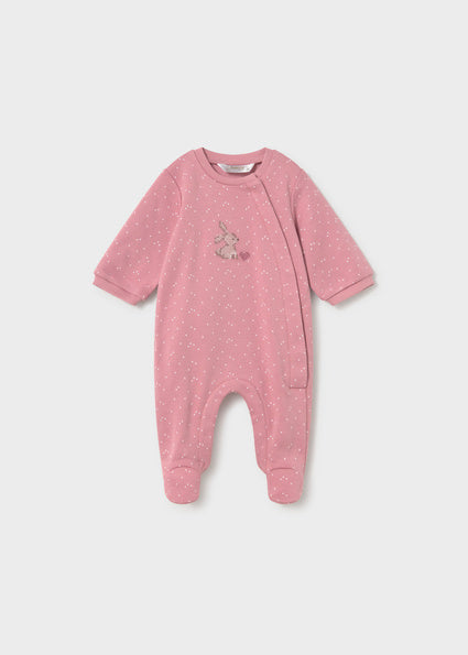 Mayoral Baby Girls Dusty Pink Sleepsuits 2 Piece