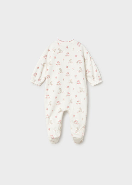 Mayoral Baby Girls Dusty Pink Sleepsuits 2 Piece