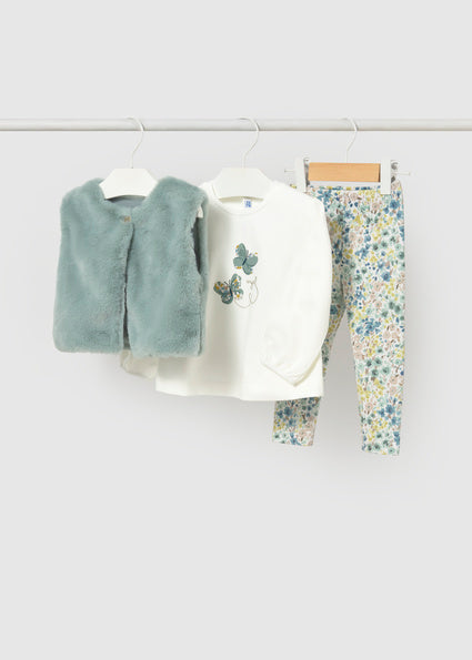 Mayoral Baby Girl 3 Piece With Vest