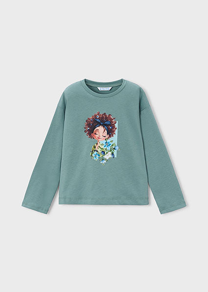 Mayoral Girls Long Sleeved T-Shirt