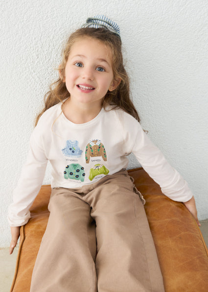 Mayoral Girls Long Sleeve Top and Scrunchie Set