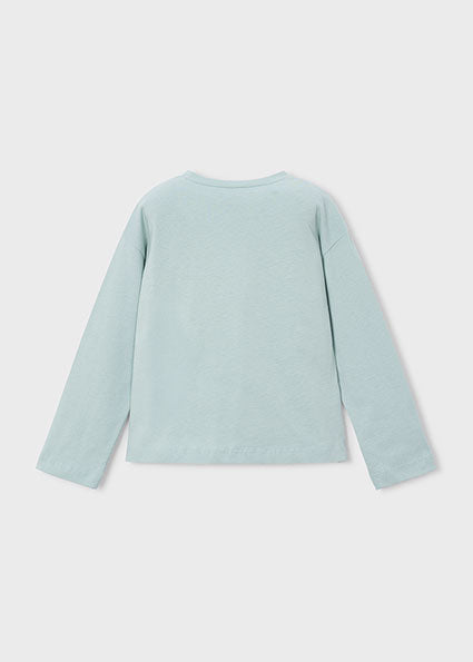 Mayoral Girls Long Sleeve Bow Design Top