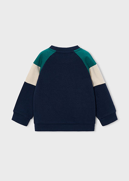 Mayoral Boys Teal Varsity Style Jumper