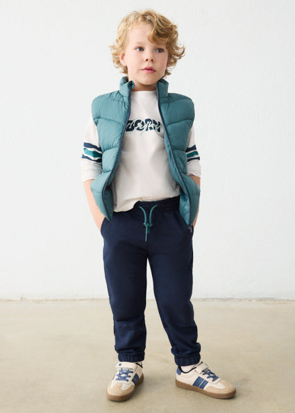Mayoral Boys 3 Piece Gilet, Top and Joggers Set