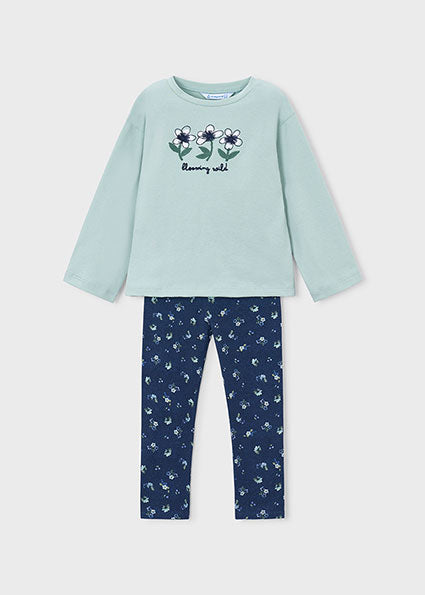 Mayoral Floral Leggings Set