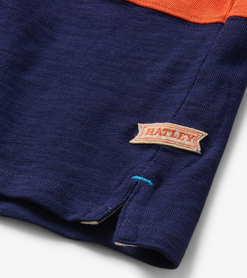 Hatley Boys Colourblock Stripe Polo