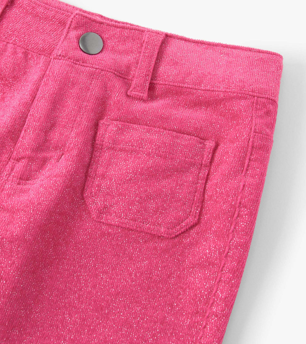 Hatley Girls Pink Glitter Flares
