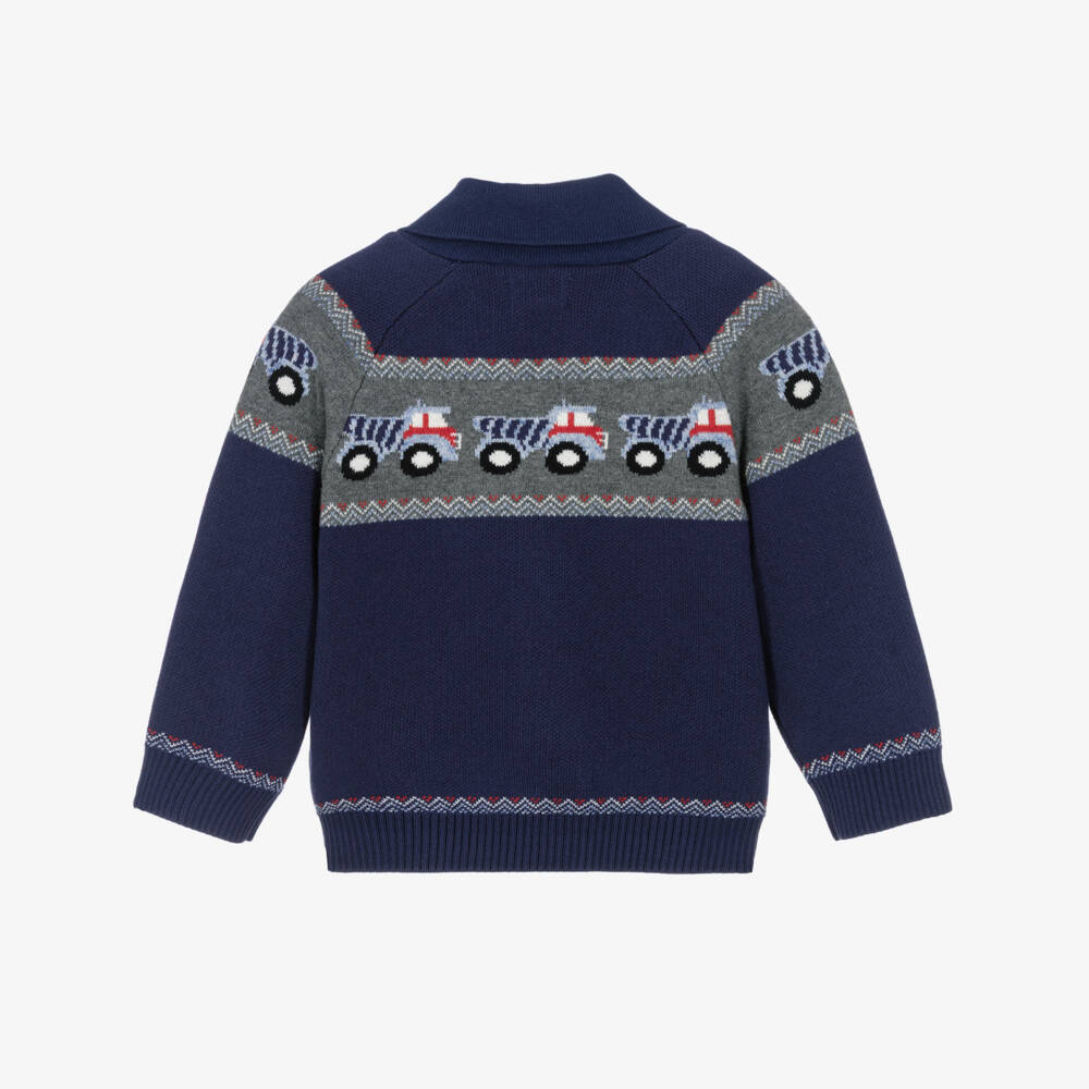 Hatley Boys Trucks Knit Sweater